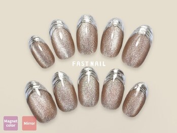 FAST NAIL 荻窪駅前店【パラジェル/ジェルネイル専門/定額/マグネット/フットネイル】/エスニック  【12217】