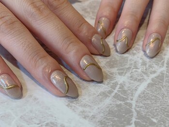 アンネ 梅田 GRACE店(ANNE)/シンプルモードネイル