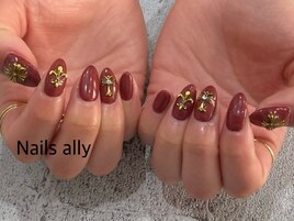 メタルパーツ×クロスパーツ