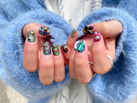 colorful nail