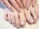 ポノ(pono)の写真/【Foot】ワンカラー・ラメグラ初回オフ込7500円全メニューウォーターケア付きでモチ◎恵比寿駅3分/完全個室