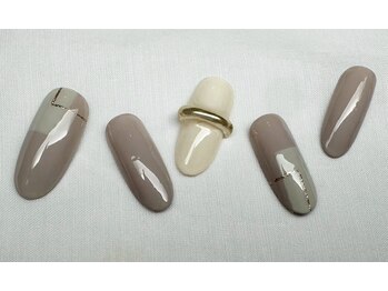 #219【リングネイル×シンプル】