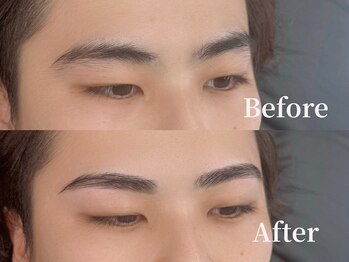 ペイント(PAINT)/眉毛ワックス脱毛+間引き