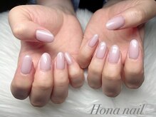 ホナネイル(Hona nail)/ワンカラー＋パールパウダー