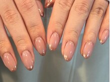 ル ネイル エディション 天神店(le nail edition)/ミラーフレンチ