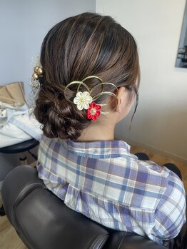 ジーニー(GeeNY)/成人式前撮りヘアセット