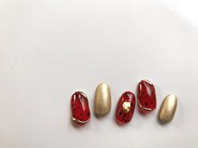 ネイルスミス(Nailsmith)/ダルメシアンレッド×ゴールド