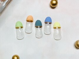 カラフルフレンチネイル☆