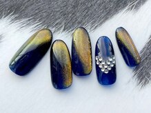 ターラ(Tara)/バイカラーマグネットネイル