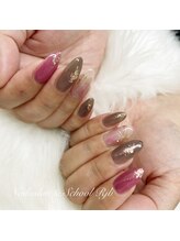 ネイルサロン アンド スクール アールジェイビー(Nailsalon&School Rjb)/お花ネイル☆