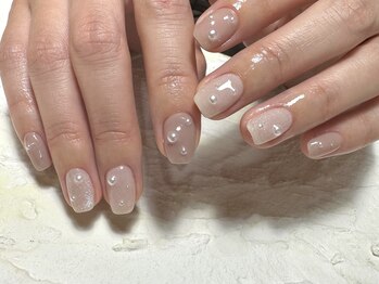 デューネイルスタジオ(dew nail studio)/パールネイル