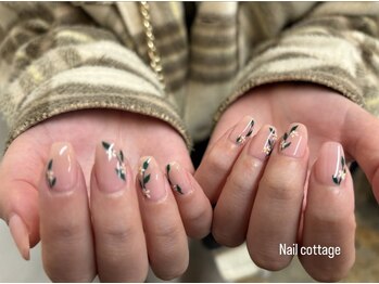 ネイルコテージ 新宿南口店(Nail cottage)/ボタニカル柄