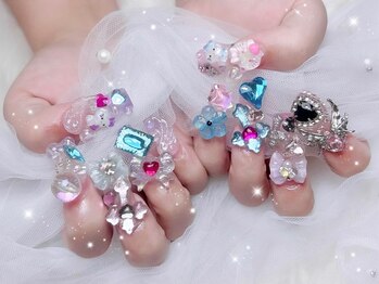 ベルグローアルファネイル(BELLE GROW ALPHA NAIL)/ゴテゴテネイル