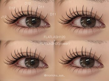 フローター 板橋店(FLOWATER)/フラット120本+下まつげ20本