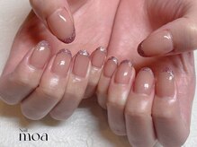 モア(moa)/ニュアンス　ラメフレンチ