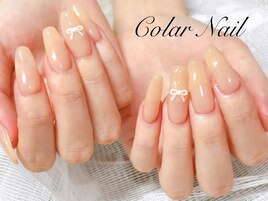 うる艶リボンベージュ