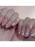 【Hand】オフ込みチークネイル◆ご新規様オフ無料★ ¥9100→¥8000
