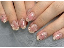 ユニネイル 池袋(Uni Nail)/チークリボンネイル♪