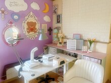 にっこりネイルの雰囲気（ネイリスト1人で対応♪リラックスして施術が受けられます^ ^）