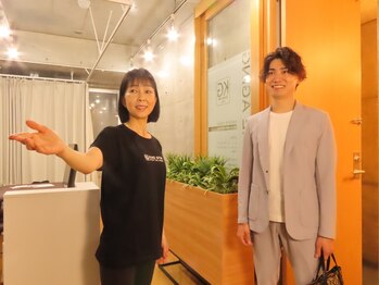 顔ジム 麻布十番店/スタッフが笑顔でお出迎え