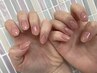 【期間限定/Jr.ネイリスト】ワンカラーorカラグラ 〈オフ無料/本格甘皮ケア〉