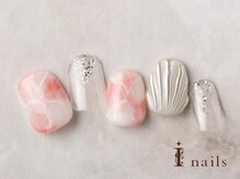 アイネイルズ 横浜EAST店(I-nails)/シアーメタリックサマーシェル