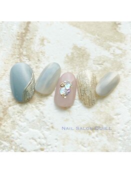 ネイルサロン クイル(QUILL)/10月くすみカラー(2)