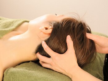 美香(BIKOU SALON)の写真/【極上ヘッドスパで目の疲れを改善】長時間のデスクワークによる疲労にオススメ！頭と目をスッキリと軽く♪
