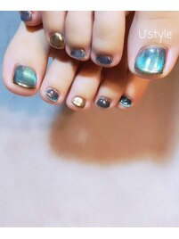 ブルーマグネットフットネイル