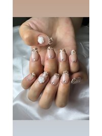 秋ネイル/レオパード