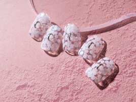 ホログラム×ネイルピアス