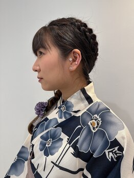 イヤーリフレサロンドットミミ(Ear Reflex Salon.33 )/浴衣に耳つぼジュエリー★