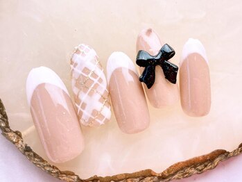 ネイルサロンフォーユー(for u)/リボンネイル¥7980