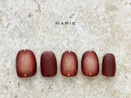 4)7000円囲みグラデネイル 1023b