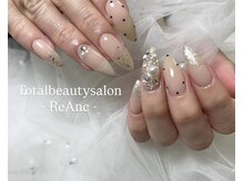 レアンシ(ReAnc)/ドット柄ネイル