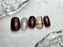 《パラジェル・フィルイン・マグネット》Nail Salon Raize都島駅前店【Hawaii館】/12月マンスリーデザイン【6000】
