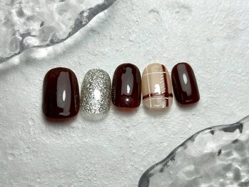 《パラジェル・フィルイン・マグネット》Nail Salon Raize都島駅前店【Hawaii館】/12月マンスリーデザイン【6000】