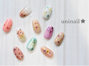 ユニネイル(uninail)/押し花ネイル