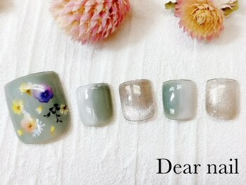 ディア ネイル(Dear nail)/フットグリーンボタニカル