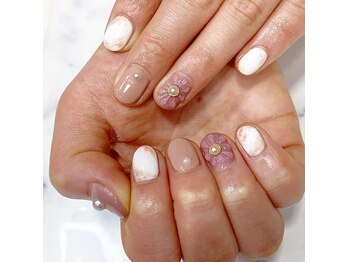 ループ フォーヘアー(Loop for hair)/ぷくぷくお花 タイダイ