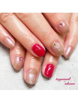 たゆ ネイル(たゆnail)/ヌーディーパールネイル☆