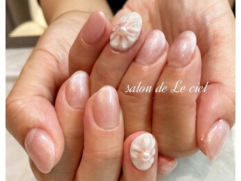 サロン ドゥ ル シエル(salon de Le ciel)/ぷっくりお花nail