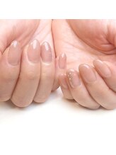 ピオニーネイル(peony nail)/ナチュラルネイル