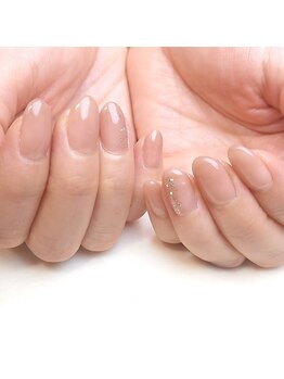 ピオニーネイル(peony nail)/ナチュラルネイル