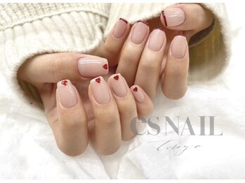 エスネイル 新宿西口店(es NAIL)/heart×French