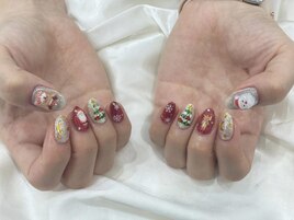 クリスマスネイル