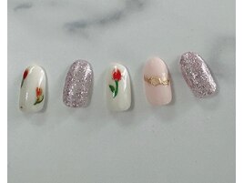 サンプルデザイン/春ネイル