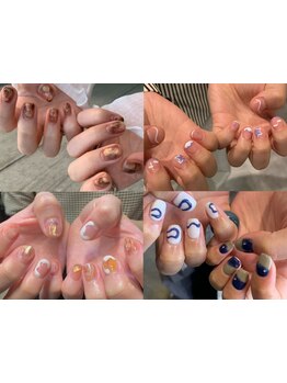 ショートネイルデザインが豊富