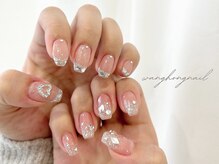 アテナ(ATENA)/キラキラちぐはぐネイル