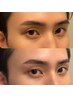 口コミ割★メンズ眉デザイン(眉ＷＡＸ眉カット眉メイク) 9350→3960